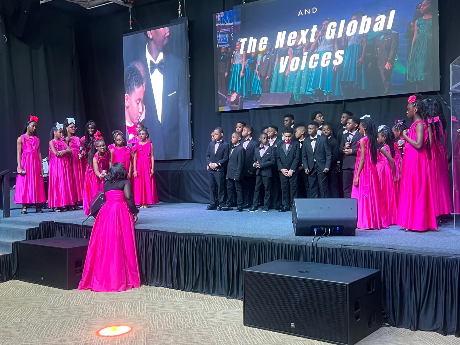 The Next Global Voices on stage